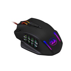 Mouse Gamer Redragon Óptico Impact M908 Alámbrico USB-A 12.400DPI Negro