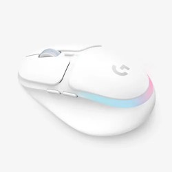 Mouse Gamer Logitech Óptico G705 Diestro RF Inalámbrico Bluetooth USB 8200DPI Aurora Collection Blanco