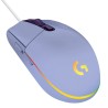 Mouse Gamer Logitech G203 LIGHTSYNC RGB, Color Lila, 8000 dpi, 6 botones