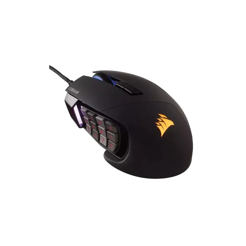 Mouse Gamer Corsair Scimitar Pro RGB Óptico Alámbrico USB 16000DPI Negro