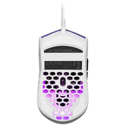 Mouse Gamer Cooler Master MM711, Alambrico, USB, 6 botones, 16000 DPI, Cable 1.8mts, Blanco mate