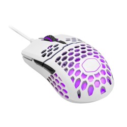 Mouse Gamer Cooler Master MM711, Alambrico, USB, 6 botones, 16000 DPI, Cable 1.8mts, Blanco mate
