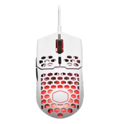 Mouse Gamer Cooler Master MM711, Alambrico, USB, 6 botones, 16000 DPI, Cable 1.8mts, Blanco mate
