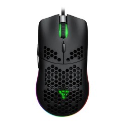 Mouse Game Factor Optico USB Optical RGB 32000 DPI Gamer Negro
