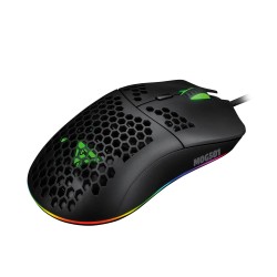 Mouse Game Factor Optico USB Optical RGB 12400 DPI Gamer Negro