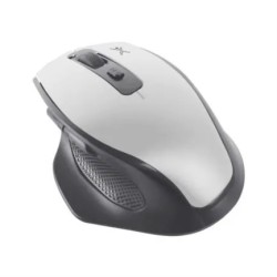 Mouse Ergonómico Perfect Choice Claymore Inalámbrico RF Inalámbrica/Bluetooth 1200DPI Blanco, Gris