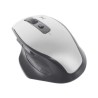 Mouse Ergonómico Perfect Choice Claymore Inalámbrico RF Inalámbrica/Bluetooth 1200DPI Blanco, Gris