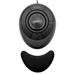 Mouse Ergonomico Acteck Virtous ART X MI787, Alambrico, 1600 DPI, Con reposa munecas, Negro