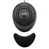 Mouse Ergonomico Acteck Virtous ART X MI787, Alambrico, 1600 DPI, Con reposa munecas, Negro