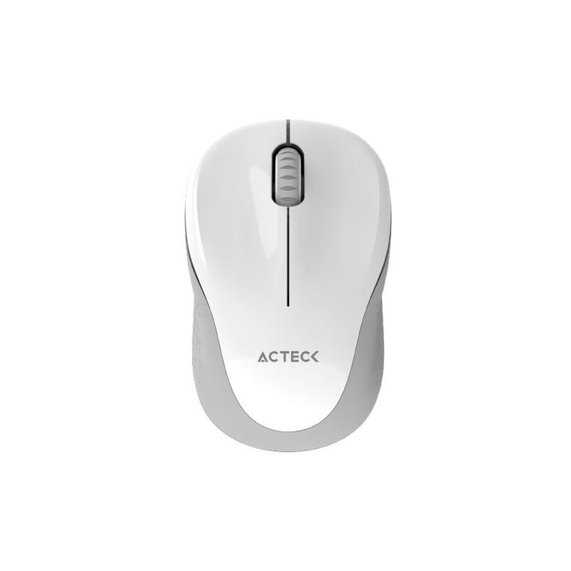Mouse Ergonómico Acteck Óptico Optimize Trip MI480 Inalámbrico USB-A 1600DPI Blanco