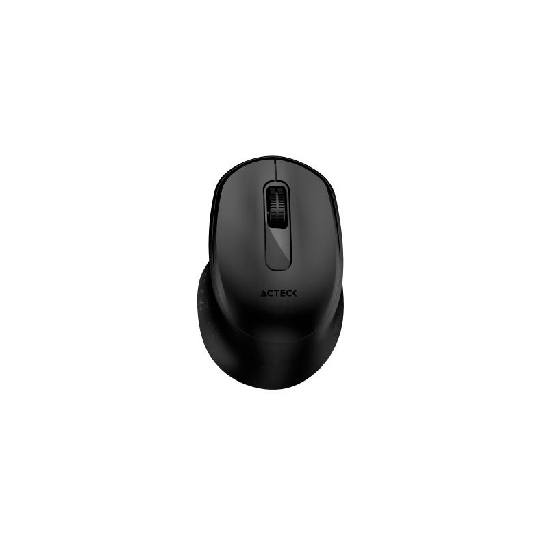 Mouse Ergonómico Acteck Óptico Optimize Ergo MI 470 Diestro Inalámbrico USB-A 1600DPI Negro