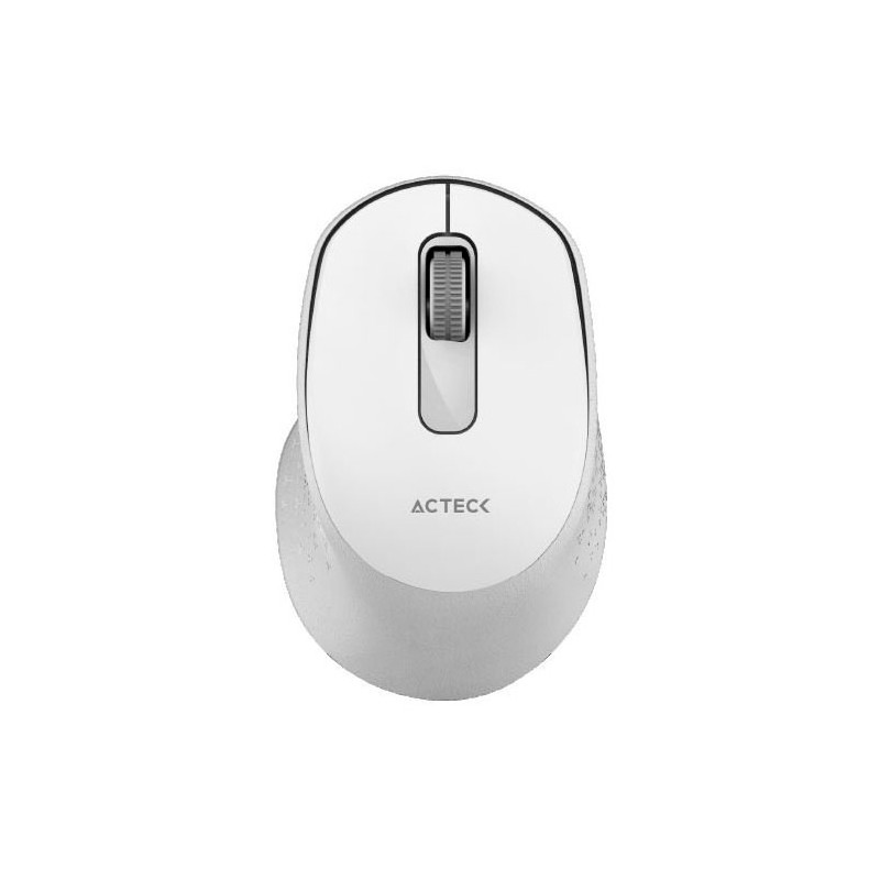 Mouse Ergonómico Acteck Óptico Optimize Ergo MI 470 Diestro Inalámbrico USB-A 1600DPI Blanco