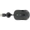 Mouse Easyline Optico Retractil Negro El-993346