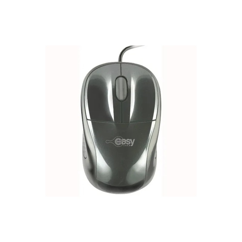 Mouse Easy Line Optico USB 1000 DPI Negro El-993339