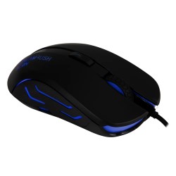 Mouse Balam Rush Gamer Láser Elion Alámbrico USB 2400 DPI Negro