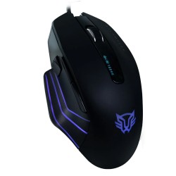 Mouse Balam Rush Gamer Hunter Alámbrico USB a 18.000 DPI Negro