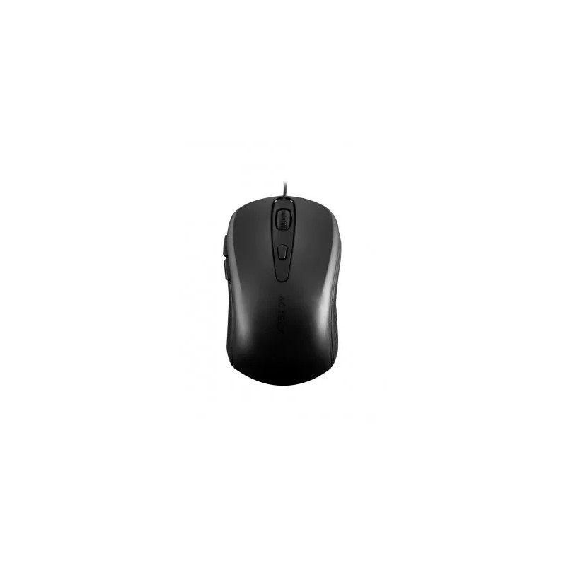 Mouse Acteck Óptico mm271 Alámbrico USB 2000 DPI Negro