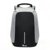 Mochila, Backpack Stylos de Poliester Stabap1S Gris, Negro