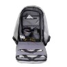 Mochila, Backpack Stylos de Poliester Stabap1S Gris, Negro
