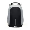 Mochila, Backpack Stylos de Poliester Stabap1S Gris, Negro