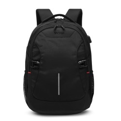 Mochila Vorago BP-402 15.6", Bolsa lateral, Compartimento para Laptop, Color Negro