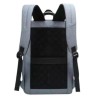 Mochila Stylos, Tejido Sintetico, Resistente al Agua, Incluye Cable USB para Cargar, Color Plata