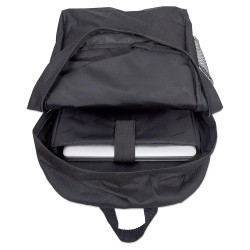 Mochila Manhattan Knappack (439831) Para Laptop Hasta 15.6", Correas Ajustables y Acolchadas, Negro