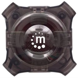 Mini HUB Manhattan, 4 puertos USB 2.0, Color Negro