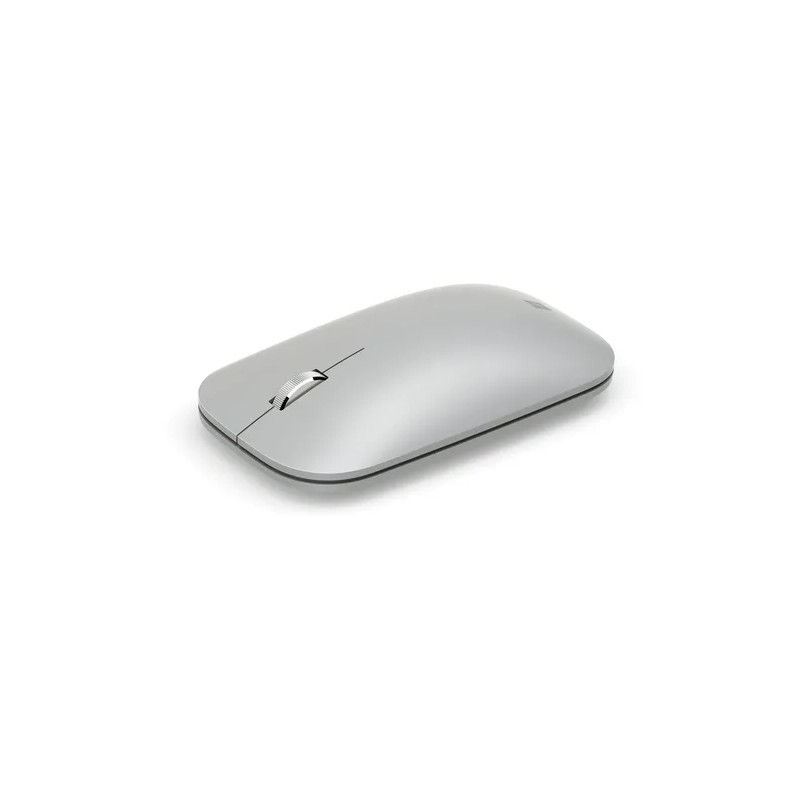 Microsoft Surface Mobile Mouse - Ratón - óptico - 3 botones - inalámbrico - Bluetooth 4.2 - platino - comercial