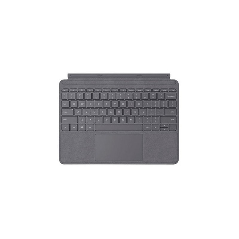 Microsoft Surface Go Type Cover - Teclado - con panel táctil, acelerómetro - retroiluminación - español (Latinoamérica) - carbón