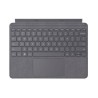 Microsoft Surface Go Type Cover - Teclado - con panel táctil, acelerómetro - retroiluminación - español (Latinoamérica) - carbón