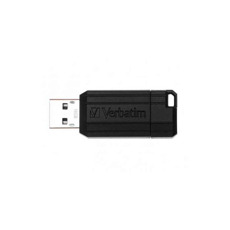 Memoria USB Verbatim Unidad PinStripe 16 GB Color Negro