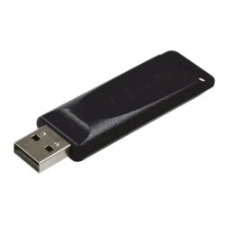 Memoria usb uso rudo Verbatim Slider 32GB, SLIDER (retractil), USB 2.0, negro
