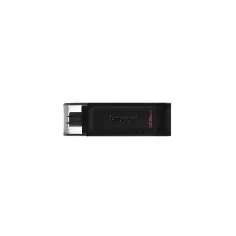 Memoria usb tipo-c Kingston DataTraveler 70, 128GB, Color Negro, Tipo C