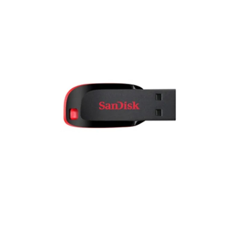 MEMORIA USB SANDISK CRUZER BLADE Z50 16GB NEGRO/ROJO