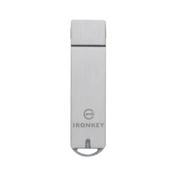 Memoria USB Kingston IronKey S1000 Flash 32GB Encriptado Criptochip Integrado Color Plata