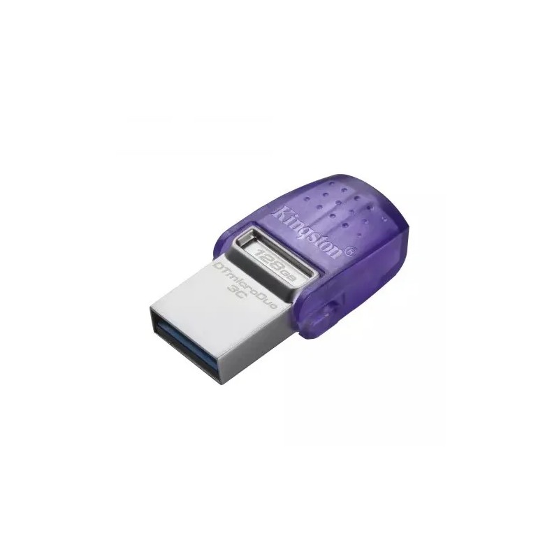 Memoria USB Kingston DataTraveler MicroDuo 3C 128GB USB A/C Lectura 200MB/s Morado