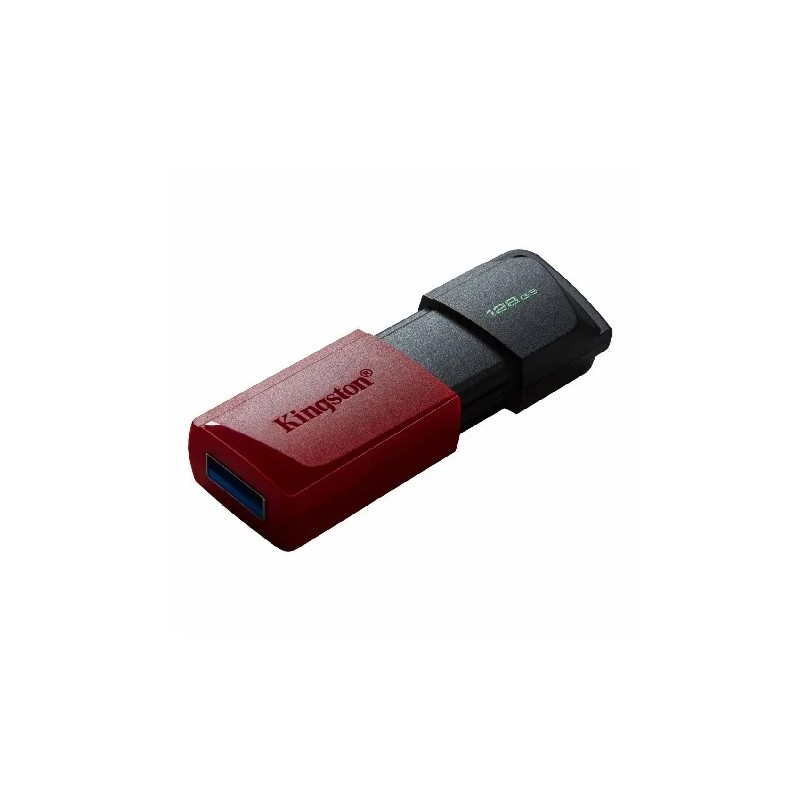 Memoria usb Kingston DataTraveler Exodia M 128GB USB tipo A, 3.2, Color Negro, Rojo