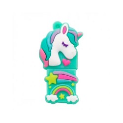 Memoria USB BRobotix 190432-29, 32GB, USB 2.0, Unicornio Arcoiris