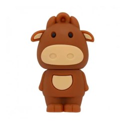 Memoria USB BRobotix 190432-1, 32GB, USB 2.0, Becerro