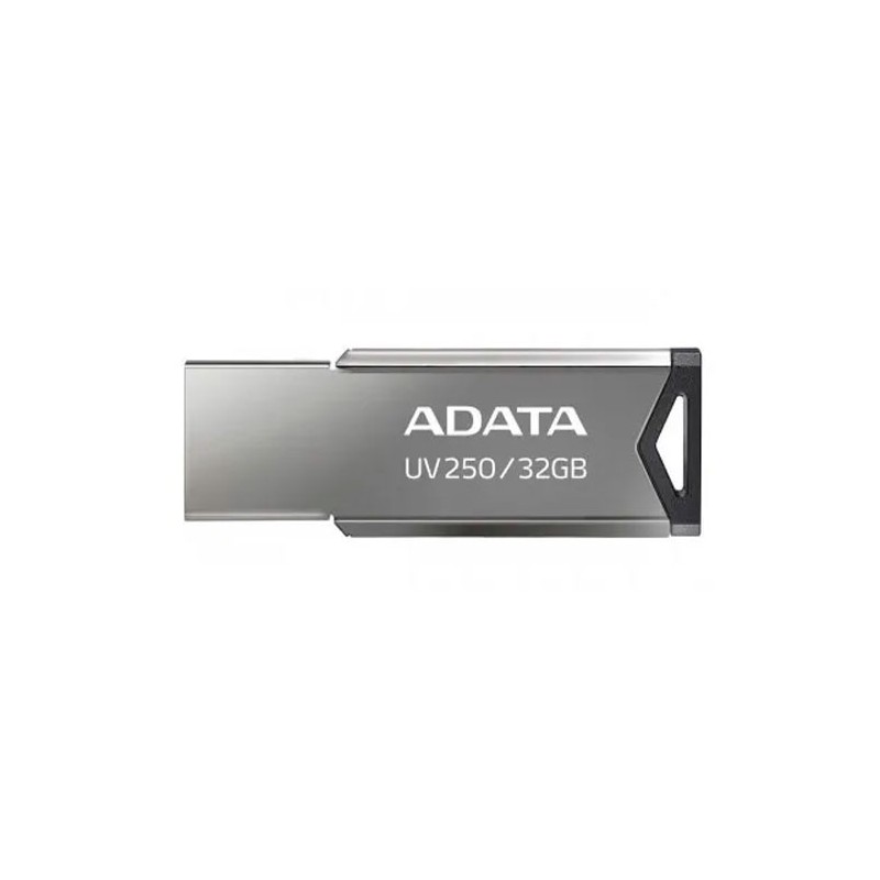 Memoria Usb Adata UV250 32Gb, Metalica, Color Plata