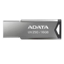 Memoria Usb Adata UV250 16Gb, 2.0, Metalica, Color Plata