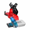 Memoria usb ADATA UV240, 32GB, USB 2.0, Color Blanco/Azul
