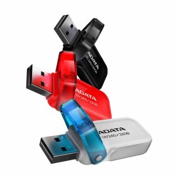 Memoria usb ADATA UV240, 32GB, 2.0, Factor de forma Tapa, Color Rojo