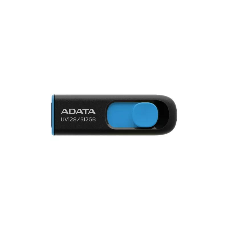 Memoria USB ADATA 512GB, USB tipo A, Color Negro/Azul