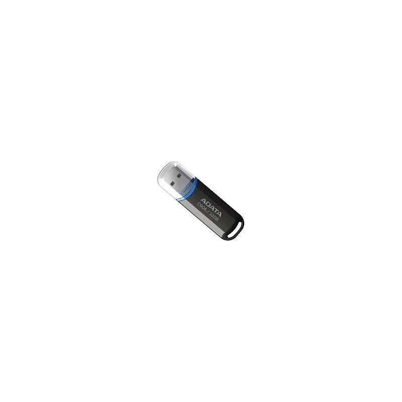Memoria usb ADATA 32GB C906, 32GB, 2.0, Factor de forma Tapa, Color Negro