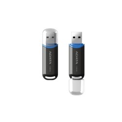 Memoria usb ADATA 32GB C906, 32GB, 2.0, Factor de forma Tapa, Color Negro