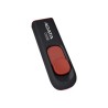 Memoria usb ADATA 32GB C008, Deslizable, Color Negro/Rojo