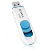Memoria usb ADATA 32GB C008, 32GB, 2.0, Blanco/Azul