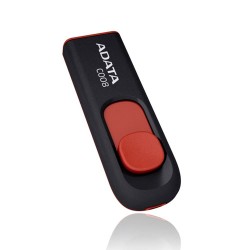 MEMORIA USB ADATA 16GB CLASSIC C008 ROJO/NEGRO